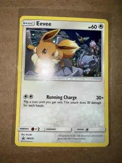 Eevee - SM235 - Pokemon Sun & Moon Promo Holo Rare Card NM#3 - Image 1