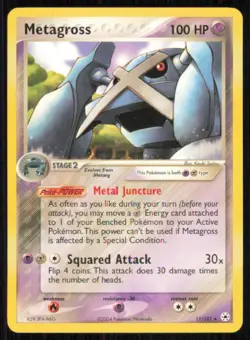Metagross (EX Hidden Legends) 11/101 Rare Deck Exclusives Pokemon Lightly Played - Image 1