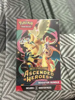 Pokemon TCG: Ascended Heroes Booster Bundle Brand New Sealed Ship Now - Image 1
