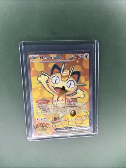 Pokemon Meowth Ex Ultra Rare 107/88 NM Perfect order - Image 1