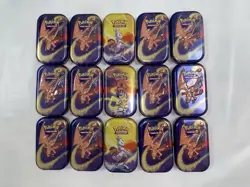 15x EMPTY Pokemon TCG Kanto Power Mini Tins - Tins Only (Empty) - Image 1
