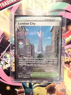 Lumiose City 111/88 Trainer Stadium holo full art Perfect Order ME Pokemon 2026 - Image 1