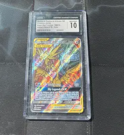 Pokemon TCG Moltres Zapdos Articuno GX SM210 Hidden Fate Promo CGC Gem Mint 10 - Image 1