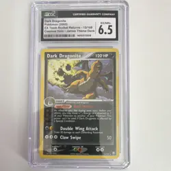 Pokemon Dark Dragonite EX Team Rocket Returns 15/109 CGC 6.5 Rare Cosmos Holo - Image 1