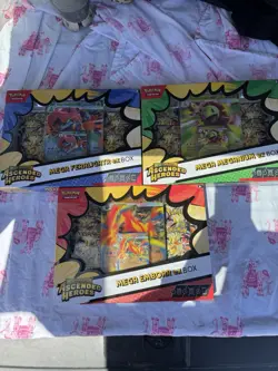 Pokemon - Ascended Heroes Mega Feraligatr / Meganium / Emboar ex - Ready to Ship - Image 1