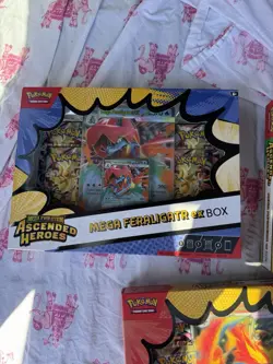 Pokemon - Ascended Heroes Mega Feraligatr / Meganium / Emboar ex - Ready to Ship - Image 5