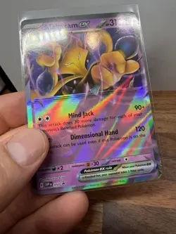 Alakazam ex (Error No Star Pattern) Pokemon BLACK STAR Promo #050 Holo - Image 2