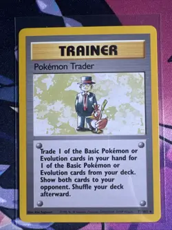Pokemon Trader 077/102 Base Set Regular - Image 1