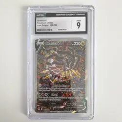 Pokemon Giratina V 186/196 Lost Origin Full Art Ultra Rare CGC 9 Holo - Image 1