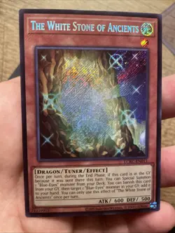 The White Stone of Ancients LCKC-EN011 Unlimited Secret Rare NM +Bonus FREESHIP! - Image 1