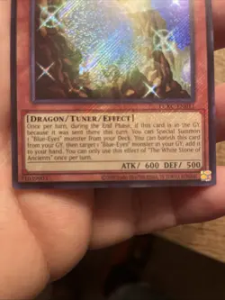 The White Stone of Ancients LCKC-EN011 Unlimited Secret Rare NM +Bonus FREESHIP! - Image 3