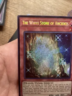 The White Stone of Ancients LCKC-EN011 Unlimited Secret Rare NM +Bonus FREESHIP! - Image 4