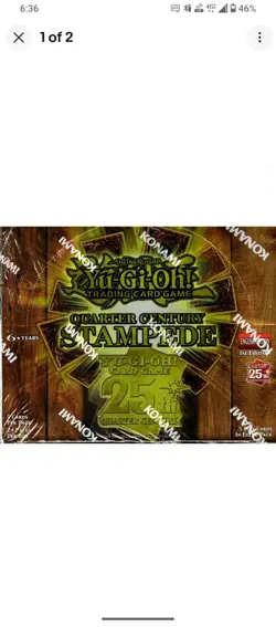 Yu-Gi-Oh! Trading Card Game: Quarter Century Stampede Booster Box Sealed - Image 1