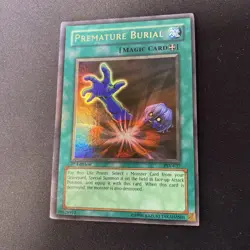 Premature Burial - PSV-037 - Ultra Rare - 1st Edition - Yugioh VLP - Image 1