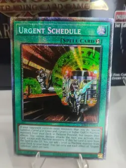 RA05-EN064 Urgent Schedule Starlight Rare 1st Ed YuGiOh - Image 1