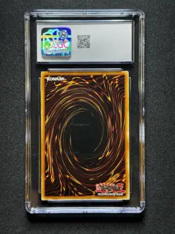 CGC 8 ERROR Yugioh Dark Magician YSYR-EN001 Ultimate GERMAN MISALIGNED STAMP! - Image 2