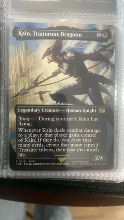 kain, traitorous dragoon full art mtg - Image 1