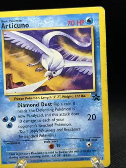 Articuno Pokemon Wizards of the Coast Exclusive Black Star Promo #22 1999 - Image 3