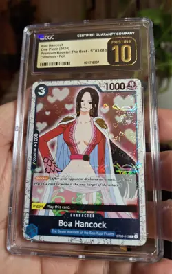 Boa Hancock One Piece Premium Booster The Best ST03-013 Foil C Cgc 10 Pristine - Image 1