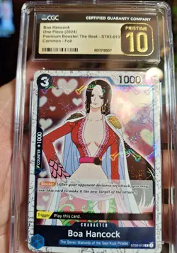 Boa Hancock One Piece Premium Booster The Best ST03-013 Foil C Cgc 10 Pristine - Image 2