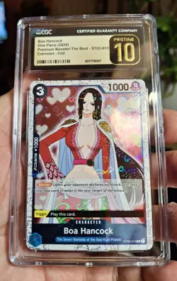 Boa Hancock One Piece Premium Booster The Best ST03-013 Foil C Cgc 10 Pristine - Image 3