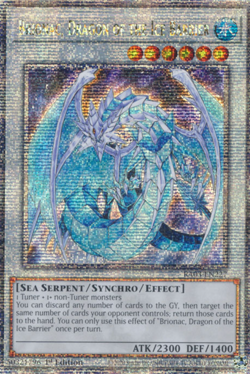 1X NM Brionac, Dragon of the Ice Barrier - RA03-EN227 - Quarter Century Rare 1st - Image 1