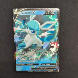 Glaceon V Pokemon Prize Pack Series 1 Promo Pokemon Card NM/LP Play Stamp - Image 1