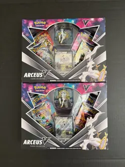 (2) Pokemon TCG Arceus V Figure Collection Box Factory Sealed Lot of 2 - Image 1