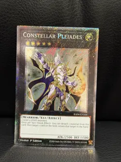 Yugioh! TCG - Constellar Pleiades - Platinum Secret Rare - RA04-EN164 - Stampede - Image 1
