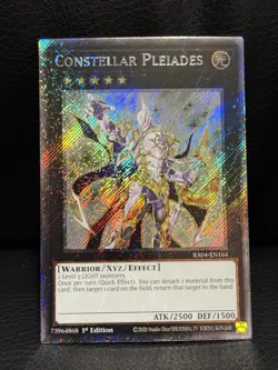 Yugioh! TCG - Constellar Pleiades - Platinum Secret Rare - RA04-EN164 - Stampede - Image 2