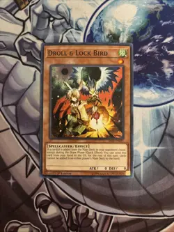 (YCL) Yugioh Droll & Lock Bird SR08-EN021 Common 1st Ed VLP - Image 1