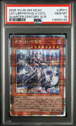 YuGiOh PSA10 Lady Labrynth of the Silver Castle 25th Quarter Century Rare - Image 1