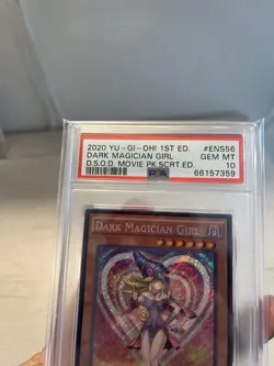 YuGiOh PSA10 Dark Magician Girl English Version Secret Rare Collector Card - Image 4