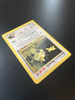 Giovanni’s Meowth 43/132 Gym Challenge Unlimited 2000 Pokemon Card Uncommon LP - Image 4