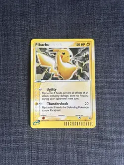 Pokemon Pikachu TCG Black Star Promo Holo Card #012 2003 - Image 1