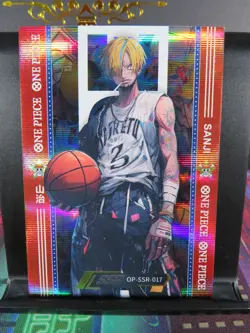 Vinsmoke Sanji SSR Rare Card Premium One Piece Anime Manga Collectible CCG OP - Image 1
