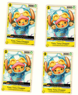 Set Of 4 Tony Tony Chopper OP07-103 One Piece Trading Card - Image 1