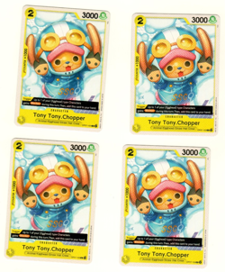 Set Of 4 Tony Tony Chopper OP07-103 One Piece Trading Card - Image 3