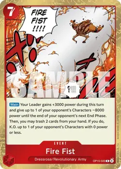 One Piece TCG - [OP15-020] - Fire Fist Adventure on Kami's Island - Image 1