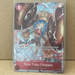 One Piece Card Game CCG TCG Tony Tony.Chopper ST01-006 Promo 3-on-3 Cup - Image 1