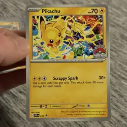 Pokemon Pikachu Promo Regular 70 HP Basic Card 225 World Championship 2025 - Image 1