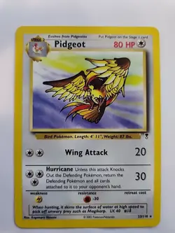 Pidgeot Neo Pokemon Card WOTC NM - Image 1