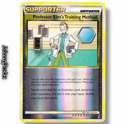 Professor Elm's Training 100/123 - 2011 HGSS Reverse Holo Pokemon Card VLP - Image 1
