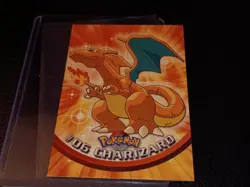 Charizard 1999 Topps #06 Pokemon Card Blue Logo TV Animation Non Holo - Image 1