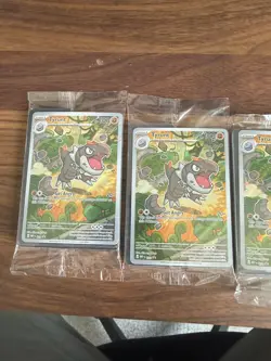 Pokemon Tyrunt #070 Perfect Order Promo Black Star ⭐ Card Full Art Sealed X4! - Image 2