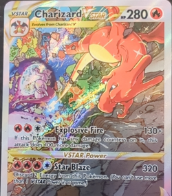 Charizard VSTAR SWSH262 SWSH: Sword & Shield Promo Holo Pokemon Card "Mint" - Image 1