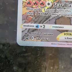 Charizard VSTAR SWSH262 SWSH: Sword & Shield Promo Holo Pokemon Card "Mint" - Image 2