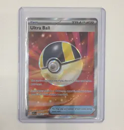 Pokemon Ultra Ball 264/217 Full Art Trainer Item Holo Card Studio Bora Inc. - Image 1