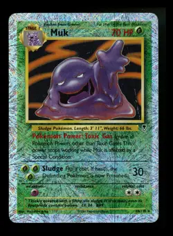 #2 Muk 16/110 Legendary Collection 2002 Reverse Holo Vintage Pokemon Card - Image 1