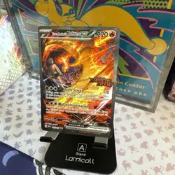 Team Rocket's Moltres ex - (Destined Rivals Stamp) 229/182 Miscellaneous Cards & - Image 1